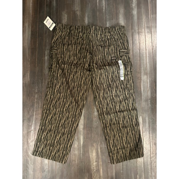 Duluth Trading Co Flex Fire Hose Cargo Pants Mens Tiger Stripe Camo Brown Green - Picture 4 of 4